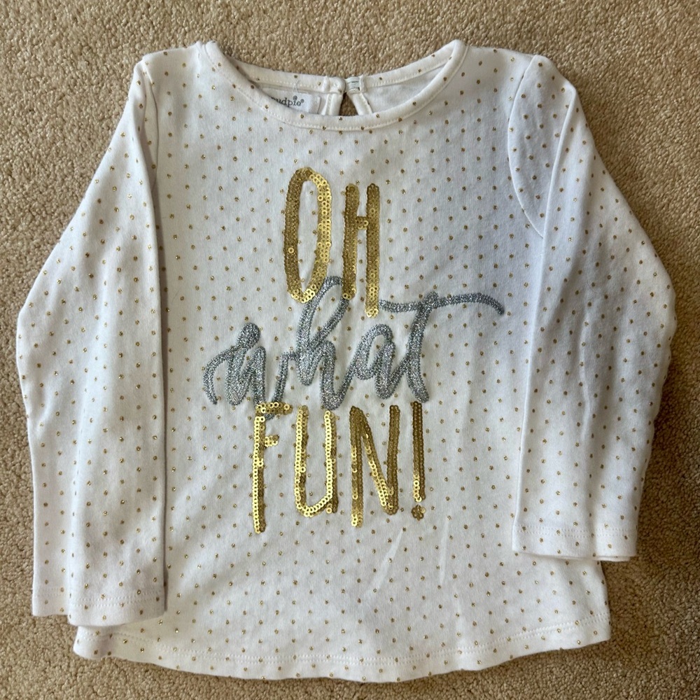 Mud Pie Holiday long sleeve tee